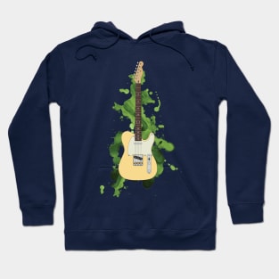 T-Style Electric Guitar Buttercream Color Hoodie